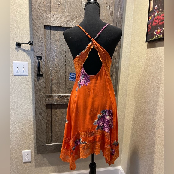 New Free People Table for 2 Trapeze Dress in Multi-combo. XS - Picture 7 of 8